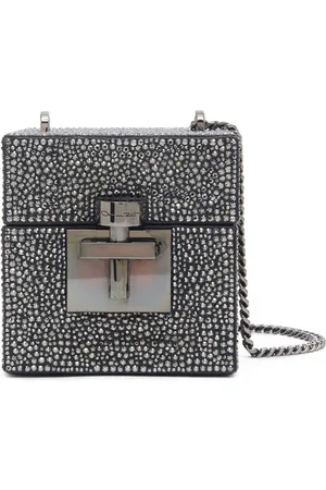 Oscar de la Renta Bolso Alibi Cube con apliques de cristal