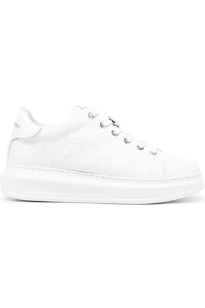 Karl Lagerfeld Zapatillas bajas con monograma en relieve