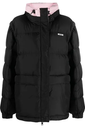 Msgm Chaqueta con capucha y mangas removibles