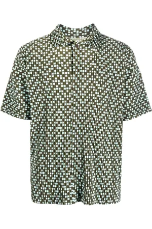 Issey Miyake Camisa con estampado gráfico