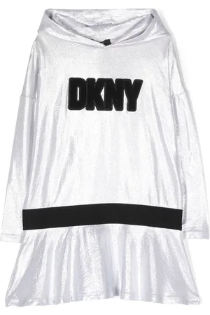 DKNY Vestido con parche del logo