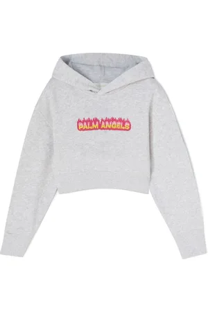 Palm Angels Sudadera Flames con capucha y logo