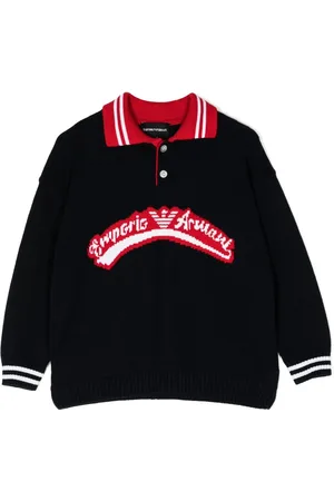 Emporio Armani Jersey con logo en intarsia