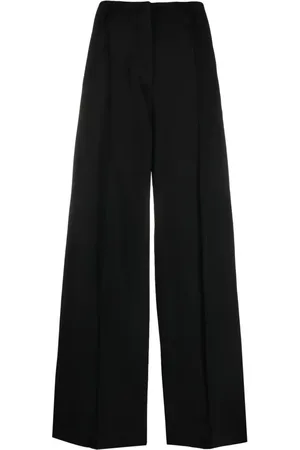 Acne Studios Pantalones palazzo de talle alto