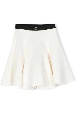 Twin-Set Falda acampanada con placa del logo