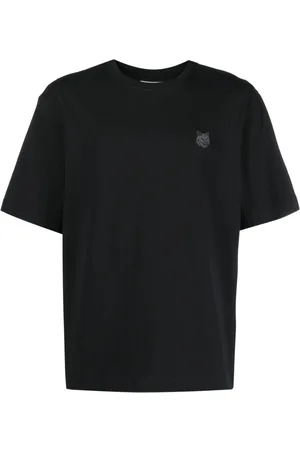 Maison Kitsuné Camiseta con parche de zorro