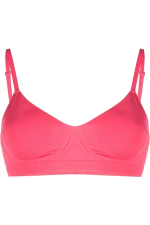 Calvin Klein Sujetador con escote en V y logo en relieve