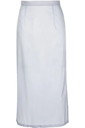 Maison Margiela Falda midi con cremallera