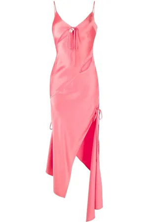 MONSE Slip dress largo con detalle de aberturas