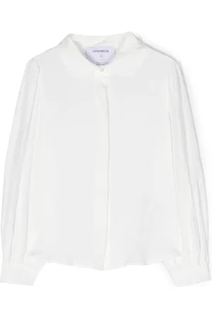 Simonetta Camisa con cuello Peter Pan