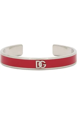 Dolce & Gabbana Brazalete con placa del logo