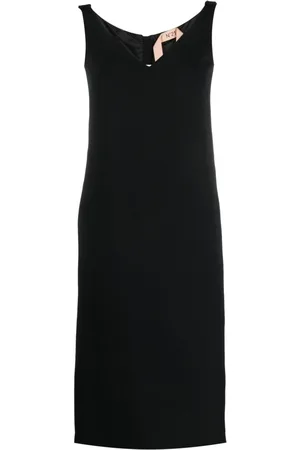 Nº21 Vestido midi con tira fruncida