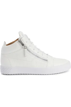 Giuseppe Zanotti Zapatillas altas Kriss con parche del logo