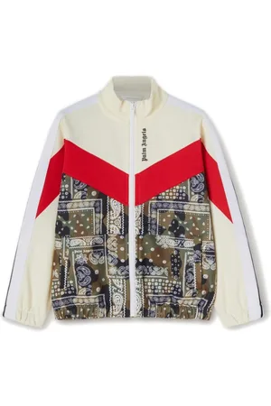 Palm Angels Chaqueta con motivo militar
