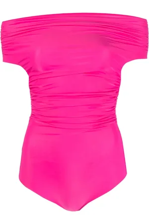 The Andamane Body fruncido con hombro descubierto