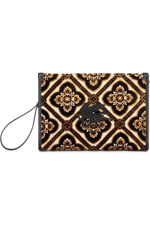 Etro Neceser grande con motivo en jacquard