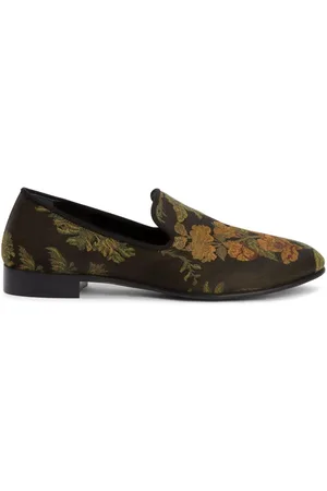Giuseppe Zanotti Mocasines slip-on con bordado floral