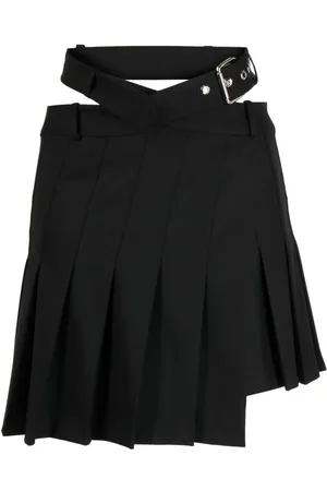 MONSE Mini falda plisada asimétrica