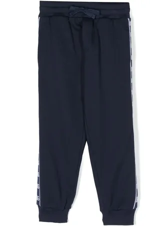 Dolce & Gabbana Pantalones de chándal con franjas del logo
