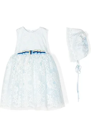 SPERANZA Vestido midi de encaje sin mangas
