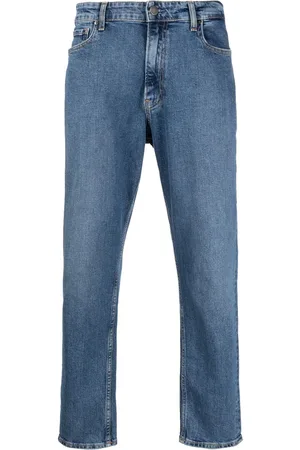 Calvin Klein Vaqueros de talle medio y parche del logo