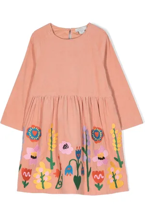 Stella McCartney Vestido con bordado floral