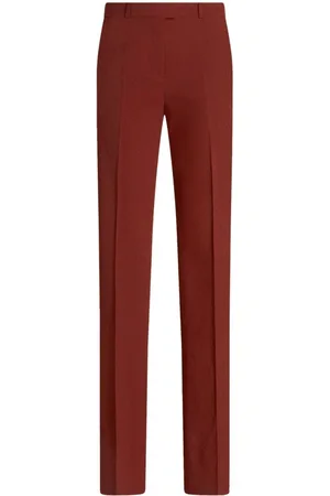 Etro Pantalones de vestir rectos en jacquard