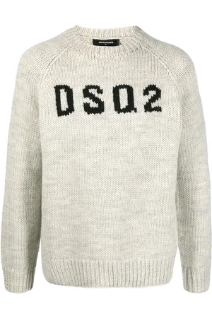 Dsquared2 Jersey con logo en intarsia