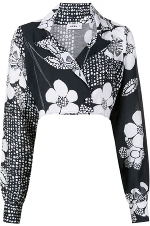 AMIR SLAMA Vestido con estampado floral