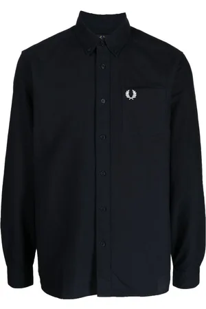 Fred Perry Camisa con logo Oxford bordado