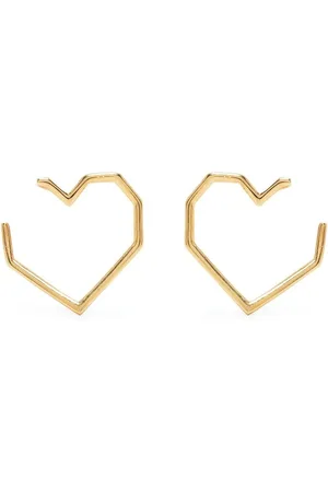 Aliita Pendientes Corazón en oro amarillo de 14kt
