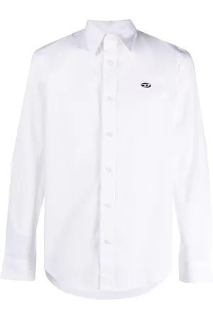 Diesel Camisa S-Benny-A con aplique del logo