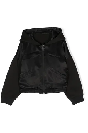 Karl Lagerfeld Chaqueta con capucha y estampado Forever Karl