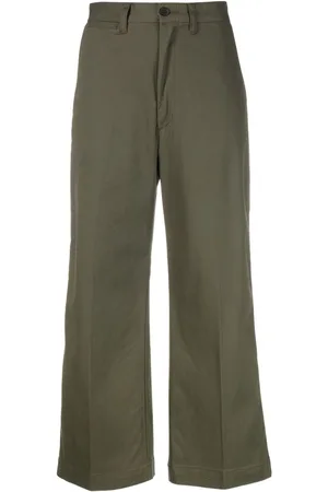 Ralph Lauren Pantalones capri de talle alto