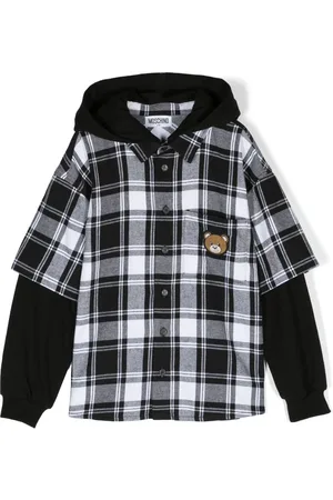 Moschino Camisa con parche Teddy Bear y capucha