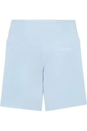Sporty & Rich Bermudas con logo estampado
