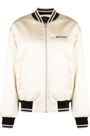 Palm Angels Chaqueta bomber con logo estampado