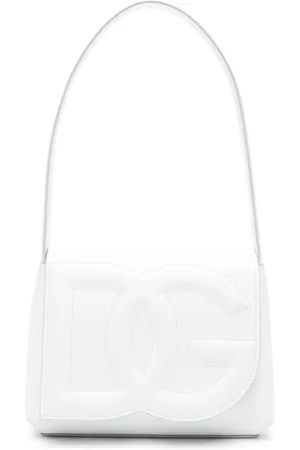 Dolce & Gabbana Bolso de hombro con logo en relieve