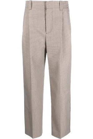 Marni Pantalones ajustados con motivo pied de poule