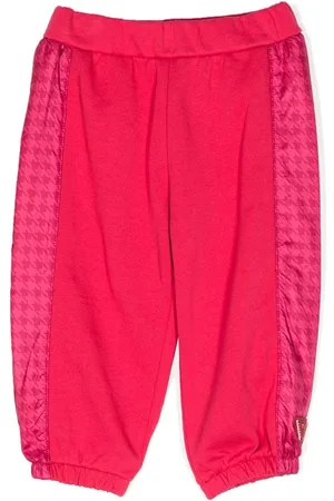 Emporio Armani Pantalones de chándal con estampado pied de poule