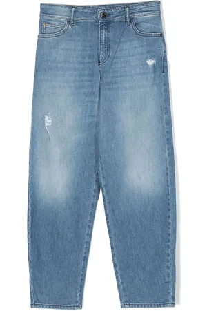 Emporio Armani Vaqueros con efecto envejecido