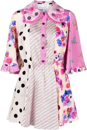 Natasha Zinko Vestido corto con diseño de paneles