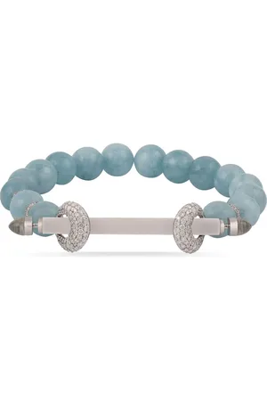 Ananya Pulsera Chakra en oro blanco de 18 kt
