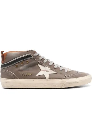Golden Goose Zapatillas Mid Star con efecto envejecido