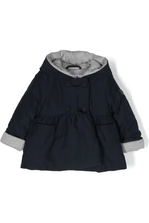 Il gufo Chaqueta con doble botonadura y capucha