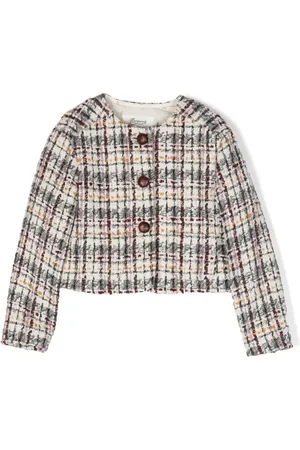 BONPOINT Chaqueta de tweed con botones