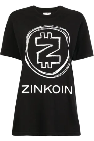 Natasha Zinko Camiseta con logo estampado