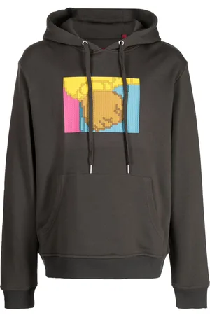 MOSTLY HEARD RARELY SEEN Sudadera con capucha y puño estampado