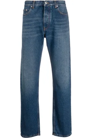 OFF-WHITE Vaqueros rectos con efecto lavado