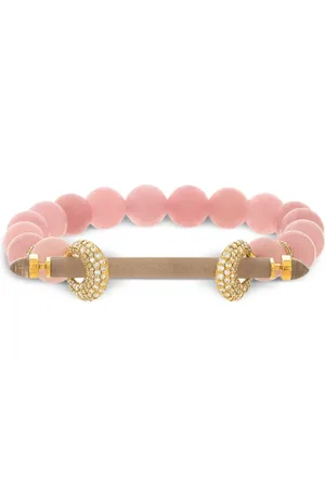 Ananya Pulsera Chakra en oro amarillo de 18kt con diamantes y cuarzo